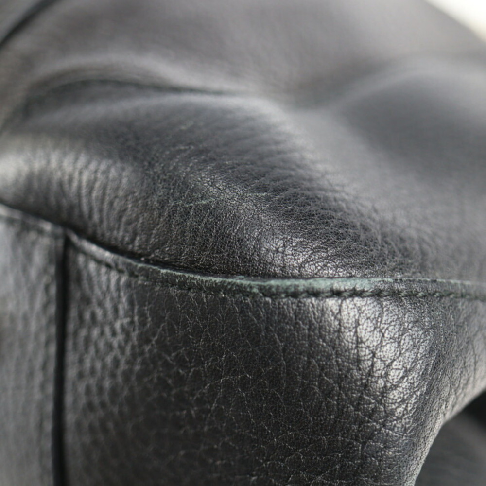 CARTIER Ladona shoulder bag L1000806 leather black dark brown chain semi-shoulde - Picture 6 of 9